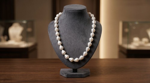 Collana perle fiume - collana, di
