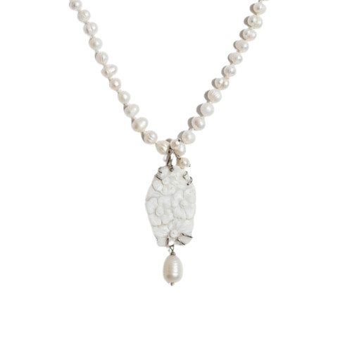 Collana perle fiume con - collana,