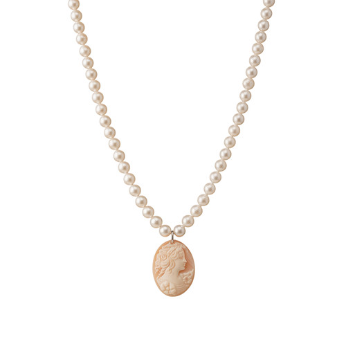Collana imperiale con perle - con, di