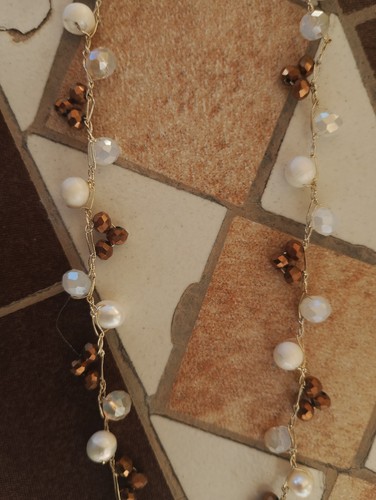 Collana lunga donna perle - , di
