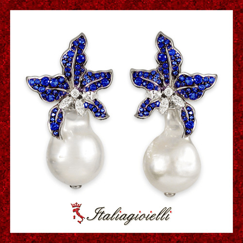 Sensuali orecchini zaffiro - sensuali,