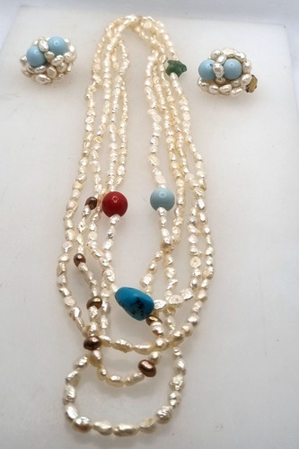 Perle fiume collana - di,