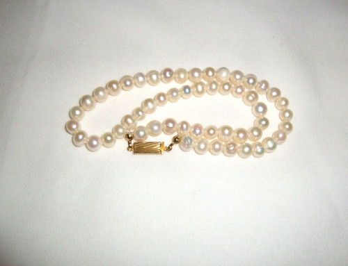 Collana perle fiume - collana, di
