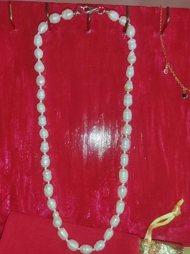 Collana perle fiume - in,