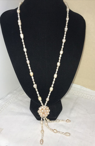 Collana perle fiume rosate - fiume,