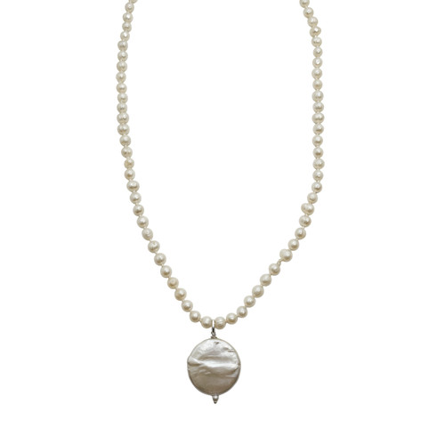 Collana perle fiume con - fiume,