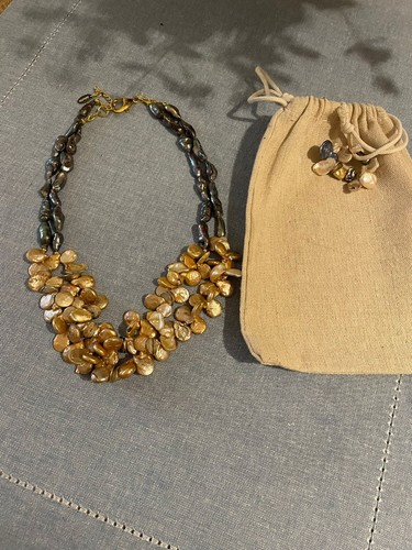 Collana perle fiume - collana,