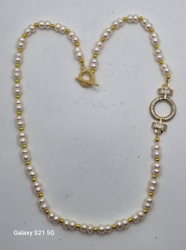 Collana perle fiume - perle, di
