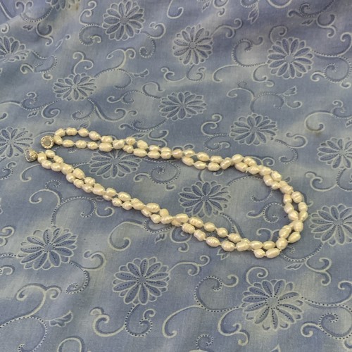Collana doppio filo con - ,