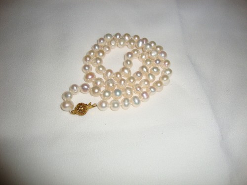 Collana perle fiume - collana, di