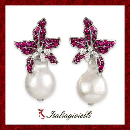 Sensuali orecchini rubino - sensuali,