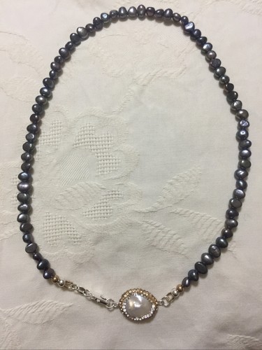 Girocollo donna perle nere - girocollo,