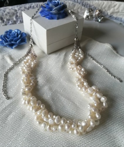 Collana multifilo perle - perle, di